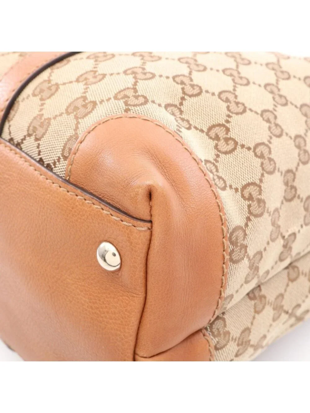 Gucci Tote Bag Marrakech GG Canvas Beige Brown